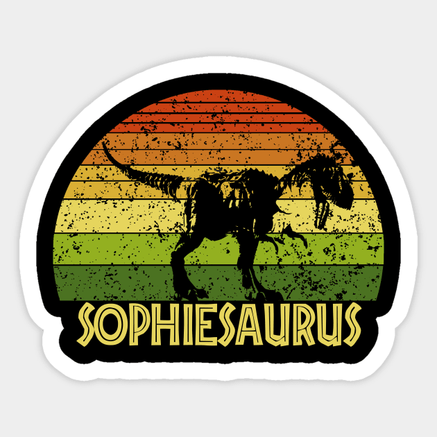 Sophiesaurus Sophie saurus dinosaur Sticker by Kerlem